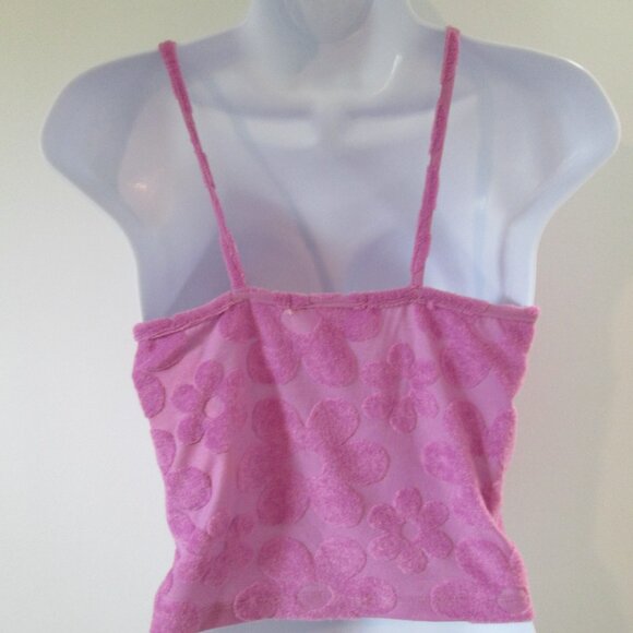 Miken Juniors' Cropped Velour Tank Top Cover-Up NWT Sz XS - Picture 8 of 8